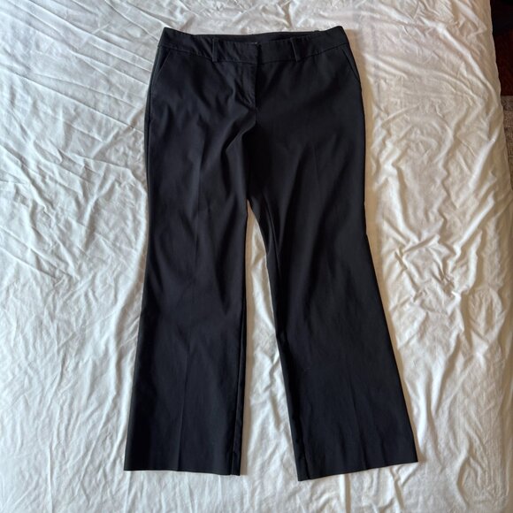 Ann Taylor Factory Curvy Bootcut Pants Trousers Black Size 14 EUC - Picture 1 of 9